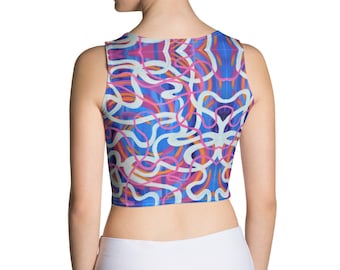 COLORFUL ABSTRACT Crop Top
