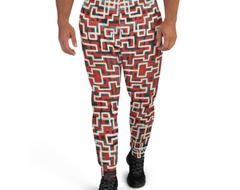 JOGGERS ABSTRACTOS ROJOS