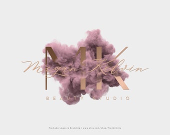 Logo di bellezza, Logo boutique, Logo sopracciglia, Design logo premade, Logo del chiodo, Logo dell'acquerello, Logo del truccatore, Logo moderno, Logo della firma