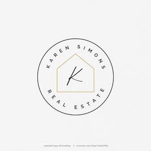 Realtor Logo Design, Real Estate House Logo, Realtor Logo, Elegant Real Estate Logo