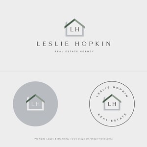 Premade Real Estate Logo Design, Realtor logo, House logo, Text logo, Premade logo design, Agent House Logo, Signature logo, Modern, Custom
