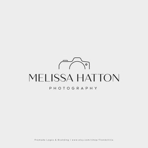 Photography Logo, Camera Logo Design, Handmade Logo, Branding Logo, Modern Logo, Camera Logo, Minimalist Photographers Logo, Premade Logo