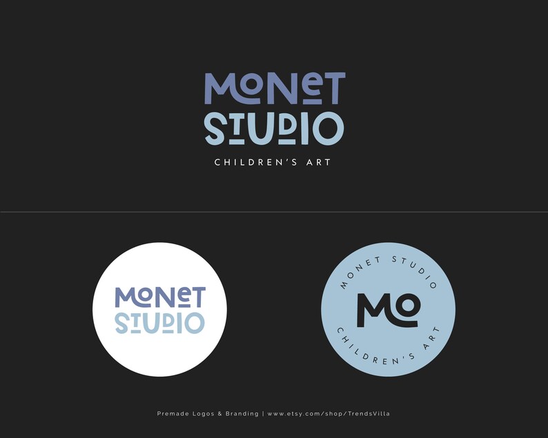 Montessori School Logo, Clothing Boutique Logo Design, Kids Logo Design