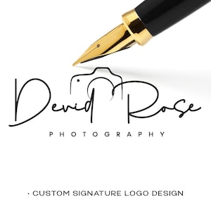 Photographer Logo, Photo Watermark, Signature Logo, Camera Logo, Photo Copyright, Logo design for photography business, Watermark Logo