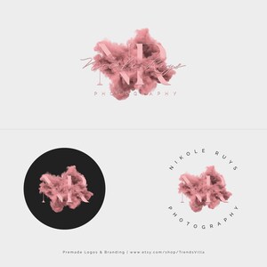 Pink logo, Premade logo design, Beauty logo, Text logo, Brow logo, Lash logo, Nail logo, Modern logo, Signature logo, Boutique logo, Custom