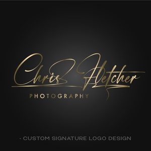 Fotografie Logo-Design, Signatur Logo, handgeschriebenes Logo, modernes Logo, Logo Minimal, Fotograf Wasserzeichen Logo