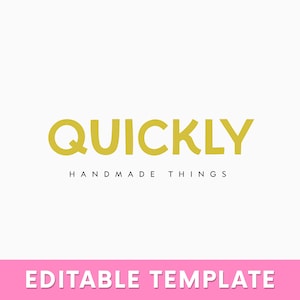 DIY Creative Studio Logo Template Bundle | Editable Logo Design | Elegant Logo | Minimalist Circle Logo, | Instant Download | Retro Logo