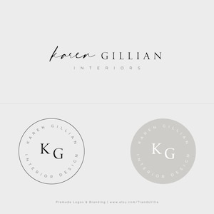 Interior Designer Logo, Interior Design Business, Modern Logo, Branding Custom Logo Design, Interior Design Branding