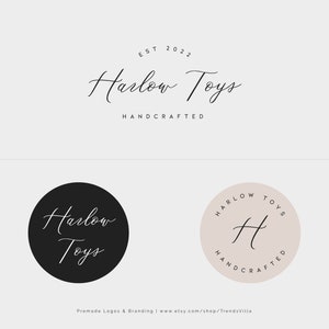 Minimalist Logo Design, Premade Logo, Stylish Branding, Creative Business Logo, Modern Branding, Creative Kids Logo, Baby Toys, Boutique