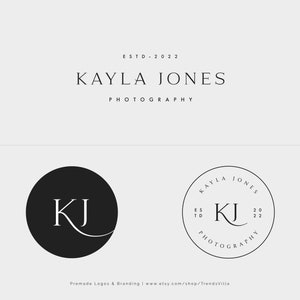 Premade logo design, Simple Logo, Text Logo, Logo Branding, Minimalist Logo Design, Photography Logo, Watercolor Logo, Modern Logo, package