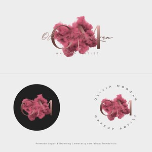 Rose Gold logo, Makeup logo design, Interior design logo, Modern logo, Signature logo, Brow logo, Nail logo design, Beauty logo, Monogram