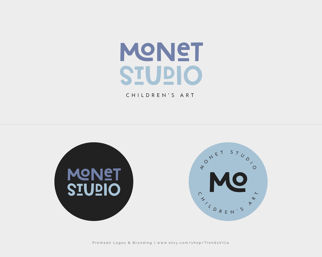 Montessori School Logo, Clothing Boutique Logo Design, Kids Logo Design