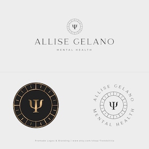 Mental Health Logo, Psychology Counseling Logo, Psychologist Logo Design, Life Coach Logo, Therapy Mind Logo, Psychologist logo