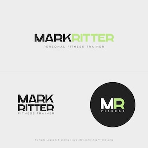 Personal Trainer logo, Fitness Instructor Logo set, Dumbbell Logo, Fitness Trainer logo Kit, Personal Training, Health Logo, Crossfit Logo