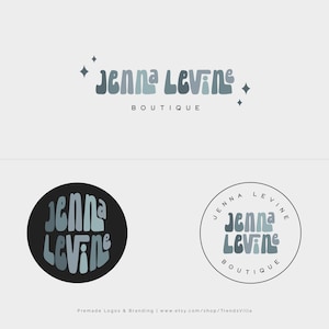 Boutique Logo Design, Kids Logo Design, Premade Logo, Children&#39;s Boutique Logo, Baby Logo, Retro Logo, Business Logo, Modern Logo, Colorful