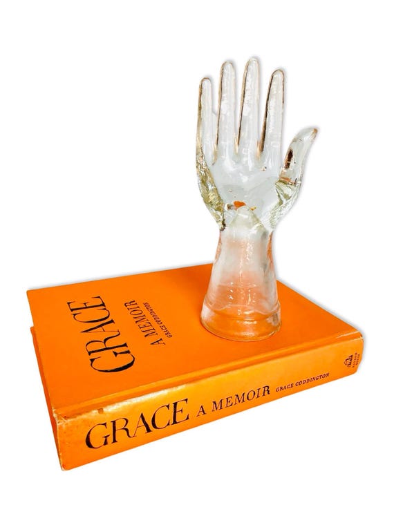 Vintage Glass Hand Form