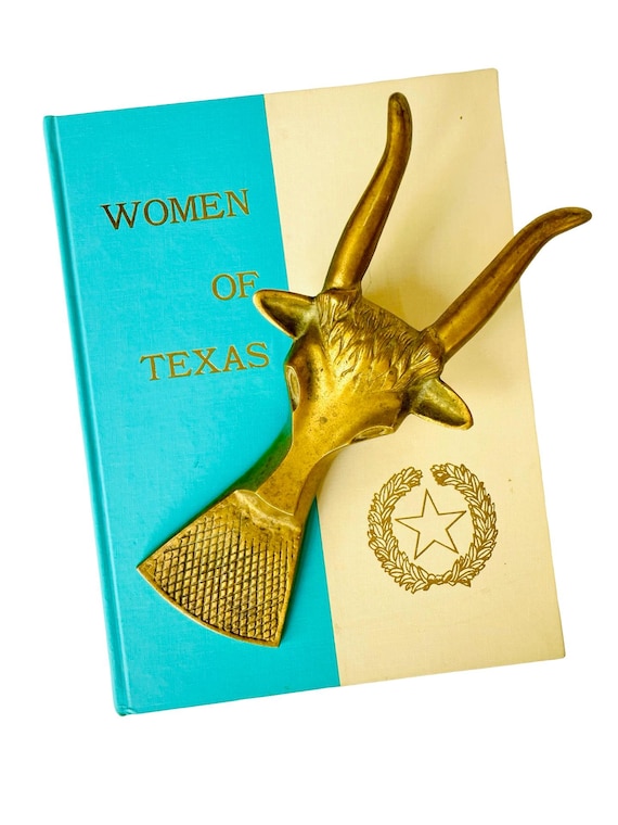 Vintage Brass Steer Boot Jack Cowboy Boot Remover