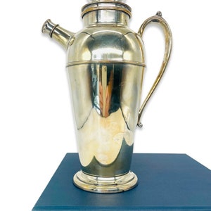 Vintage Crescent Zilverwerk Silverplate Cocktail Shaker Pitcher