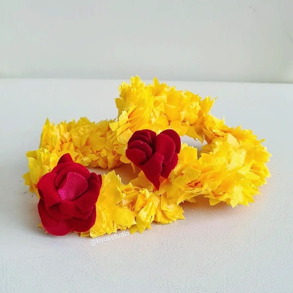 Pair of Gajre | Hand Jewellery | Artificial | Flowers | Foam | Mehndi | Mayon | Asian Wedding