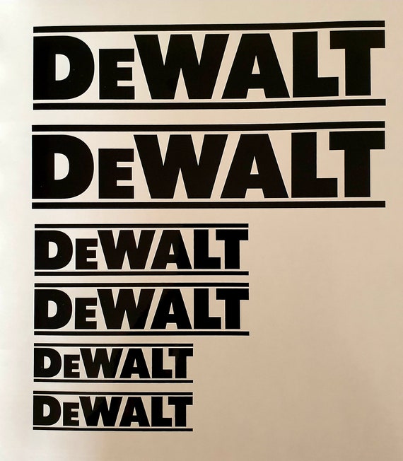 Dewalt Decals Stickers Etsy