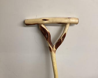 40 1/2 Inch Diamond Willow Cane: Anishinaabe/Ojibwe Hand Carved Walking Stick