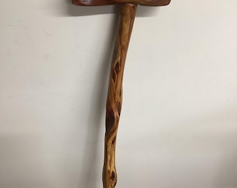 37-inch Hand Carved Diamond Willow Cane: Anishinaabe/Ojibwe Artisan Walking Stick