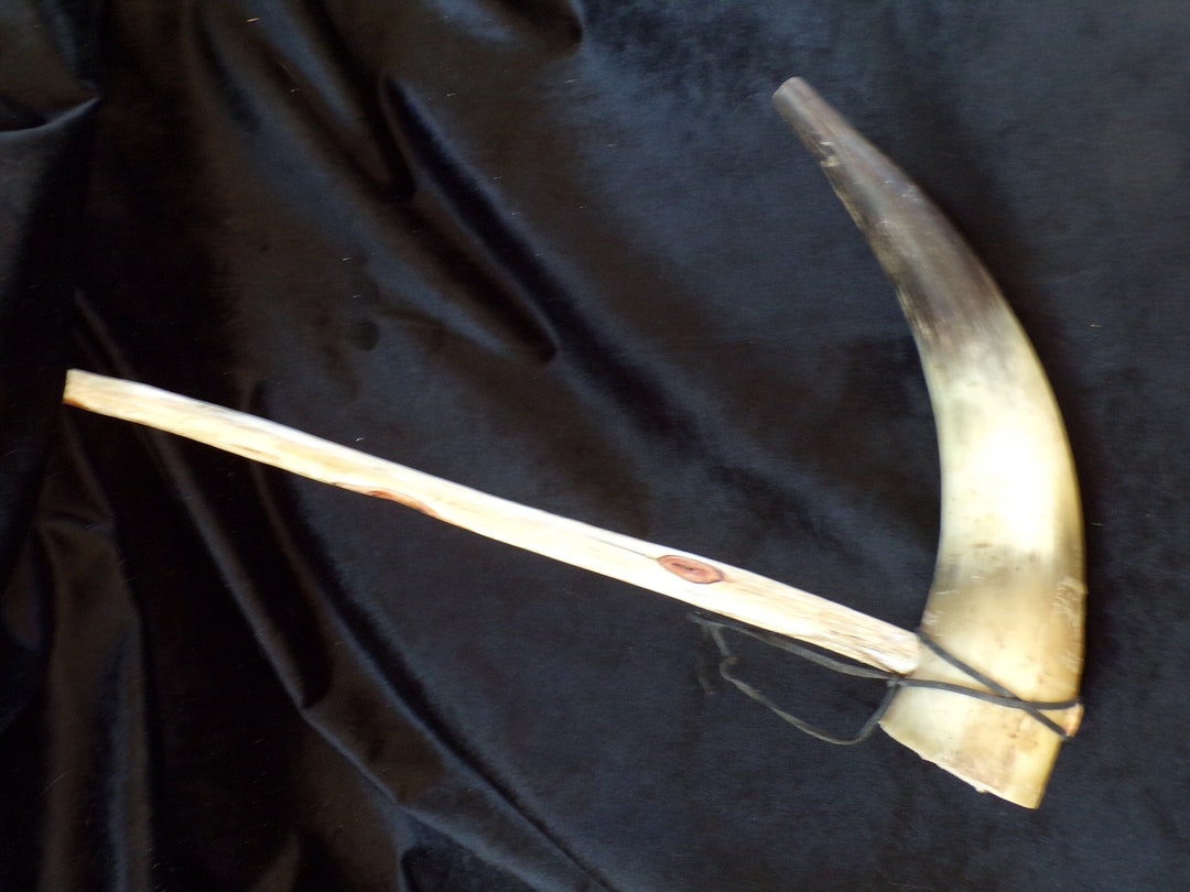 Ojibwe/anishinaabe Crafted Horn Rattle Bob Butcher Original Etsy