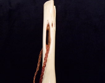 64 Inch Beautiful Diamond Willow Staff with Braided Leather Cord - Free Shipping