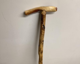 36-inch Hand Carved Diamond Willow Cane: Anishinaabe/Ojibwe Artisan Walking Stick