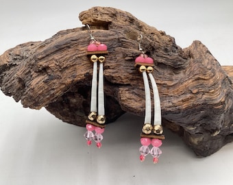 Hand Beaded Earrings: Anishinaabe/Ojibwe Beadwork