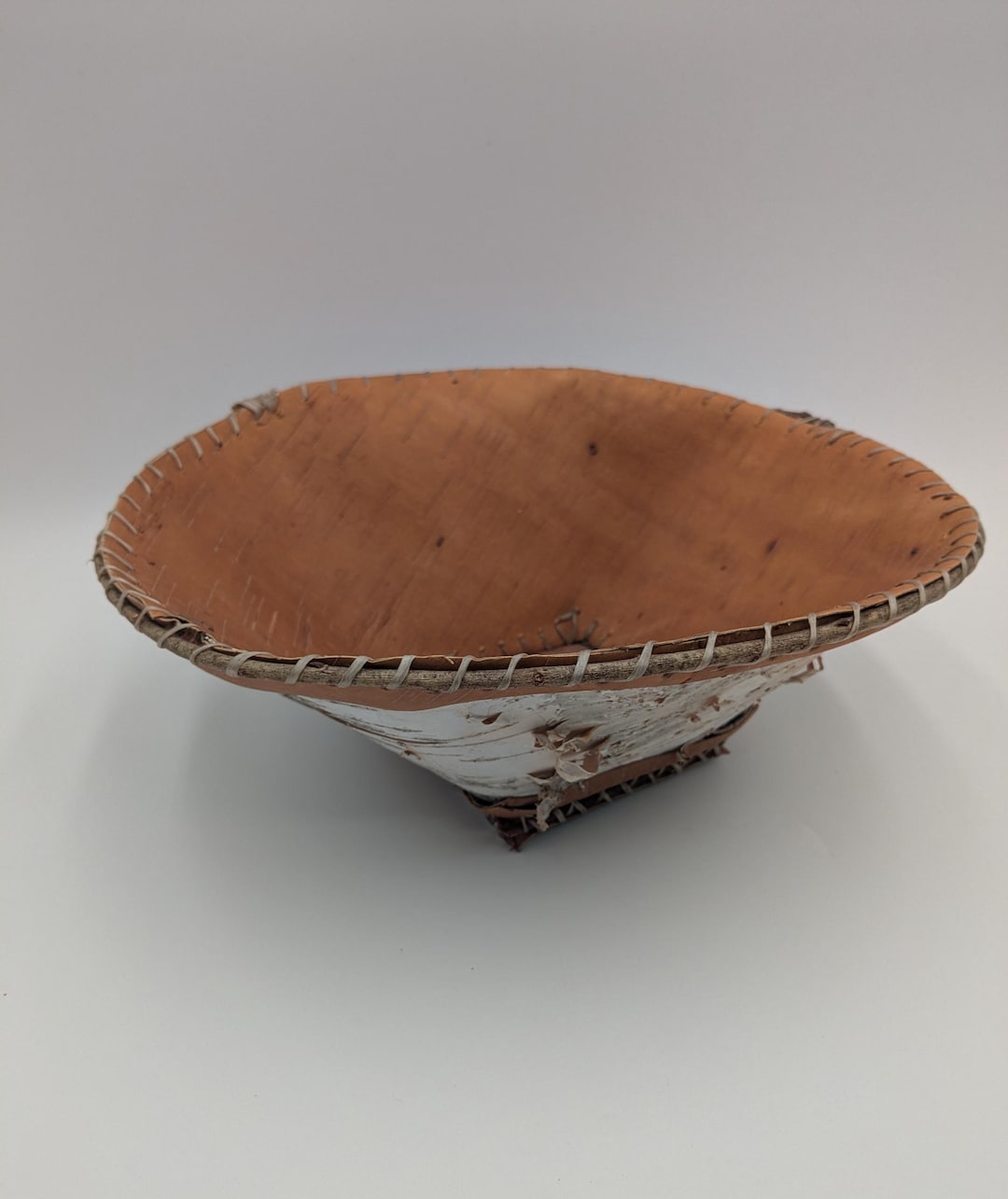 Handcrafted Birch Bark Wild Rice Winnowing Basket Anishinaabe/ojibwe ...