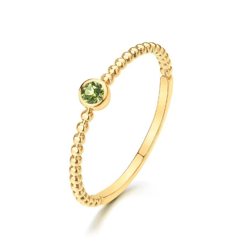 Birthday Gift Dainty Rings 14k Rose Gold Rings 14k Solid Gold Ring Ruby Ring Stackable Rings Precious Stone Ring Birthstone Ring