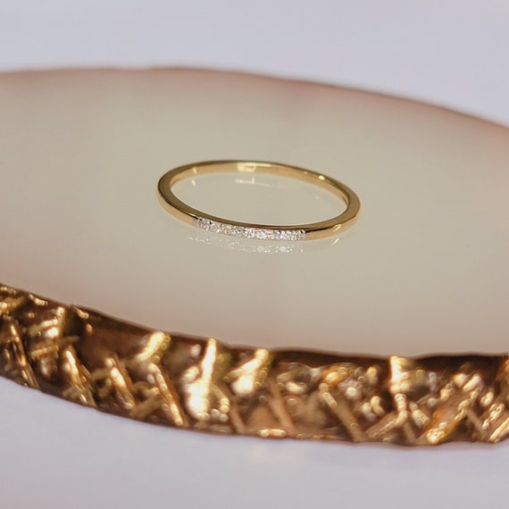 Buy Diamond Wedding Band, Diamond Half Eternity Simple Wedding - Main Image