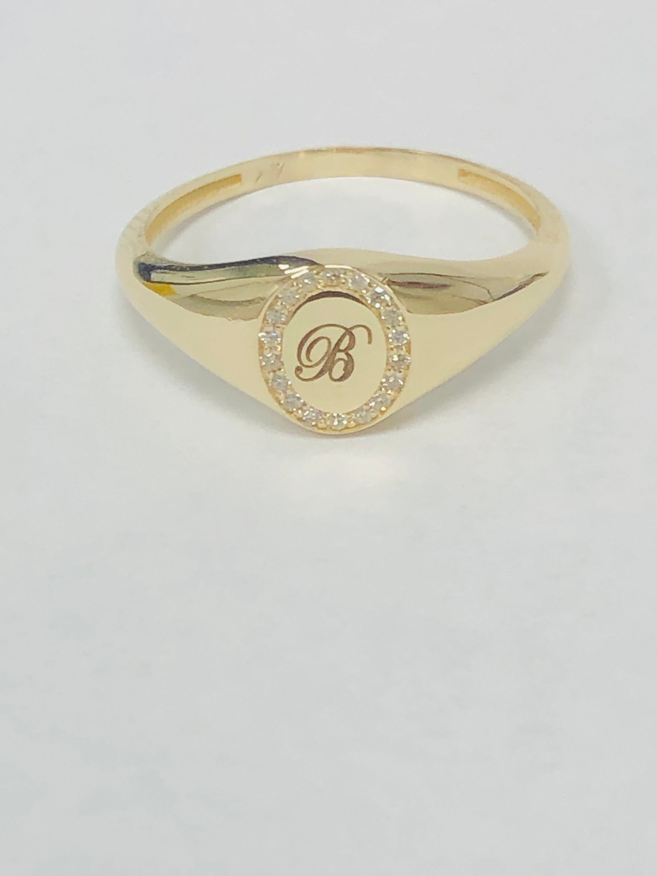 U*G様 oval pinkie ring W OVY Oval Pinky Ring | Rosefield Official