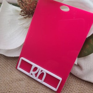 Oversized Horizontal Badge Buddy, Work Id Badge Holder, Marker Parker, Gift for Her, healthcare ID Card Buddy, Badge Reel Accessory