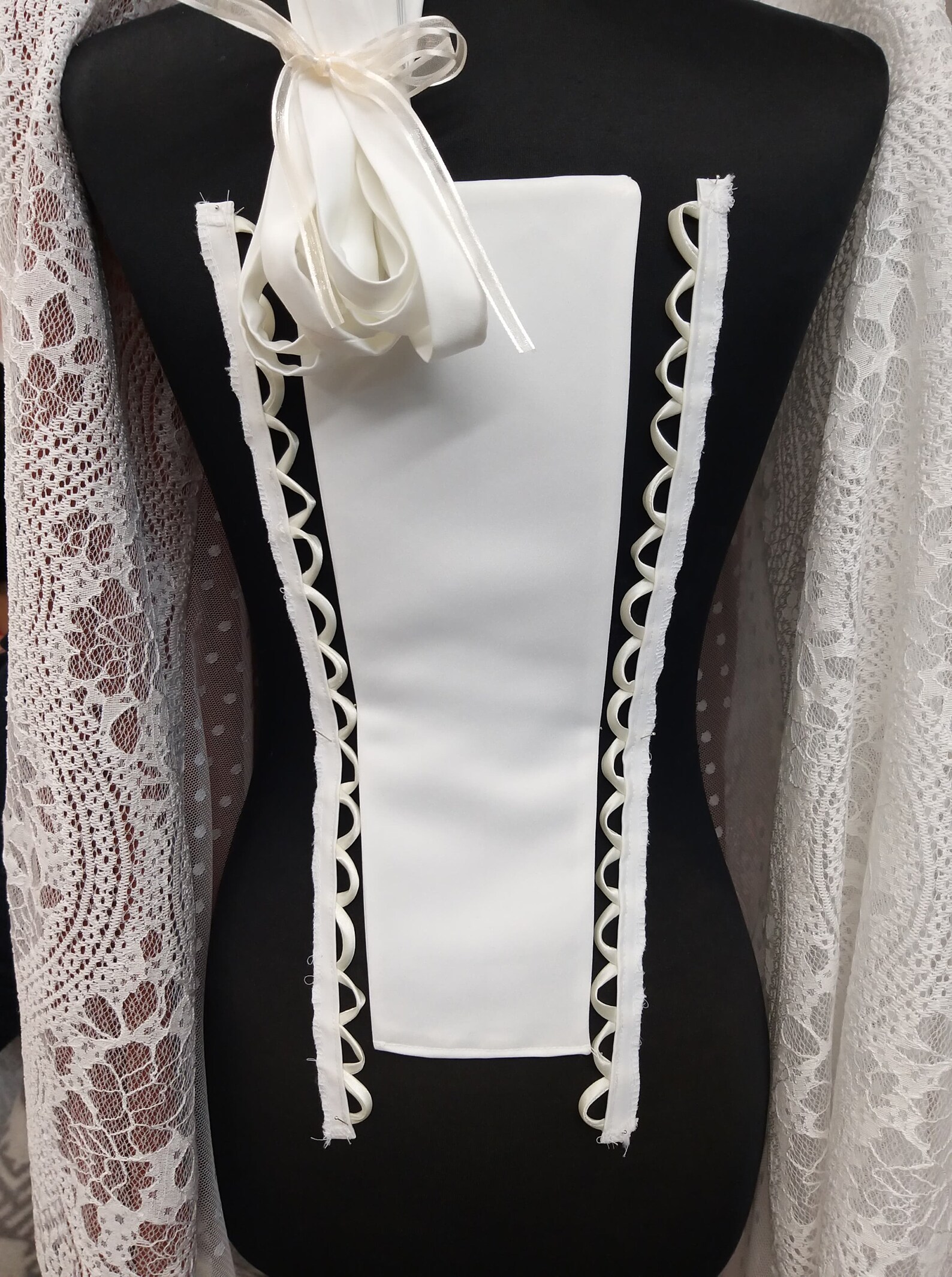 Plus Size Corset Back Kit Diy Kit Zipper Replacement Lace Up Etsy