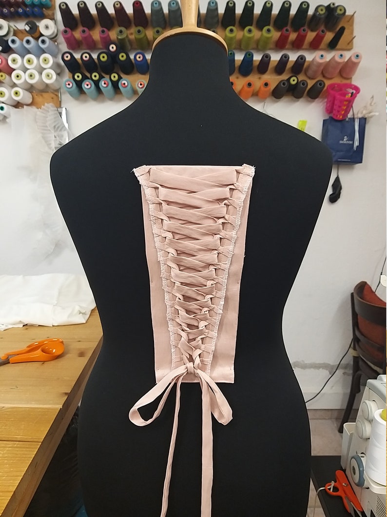 changing zipper to corset back