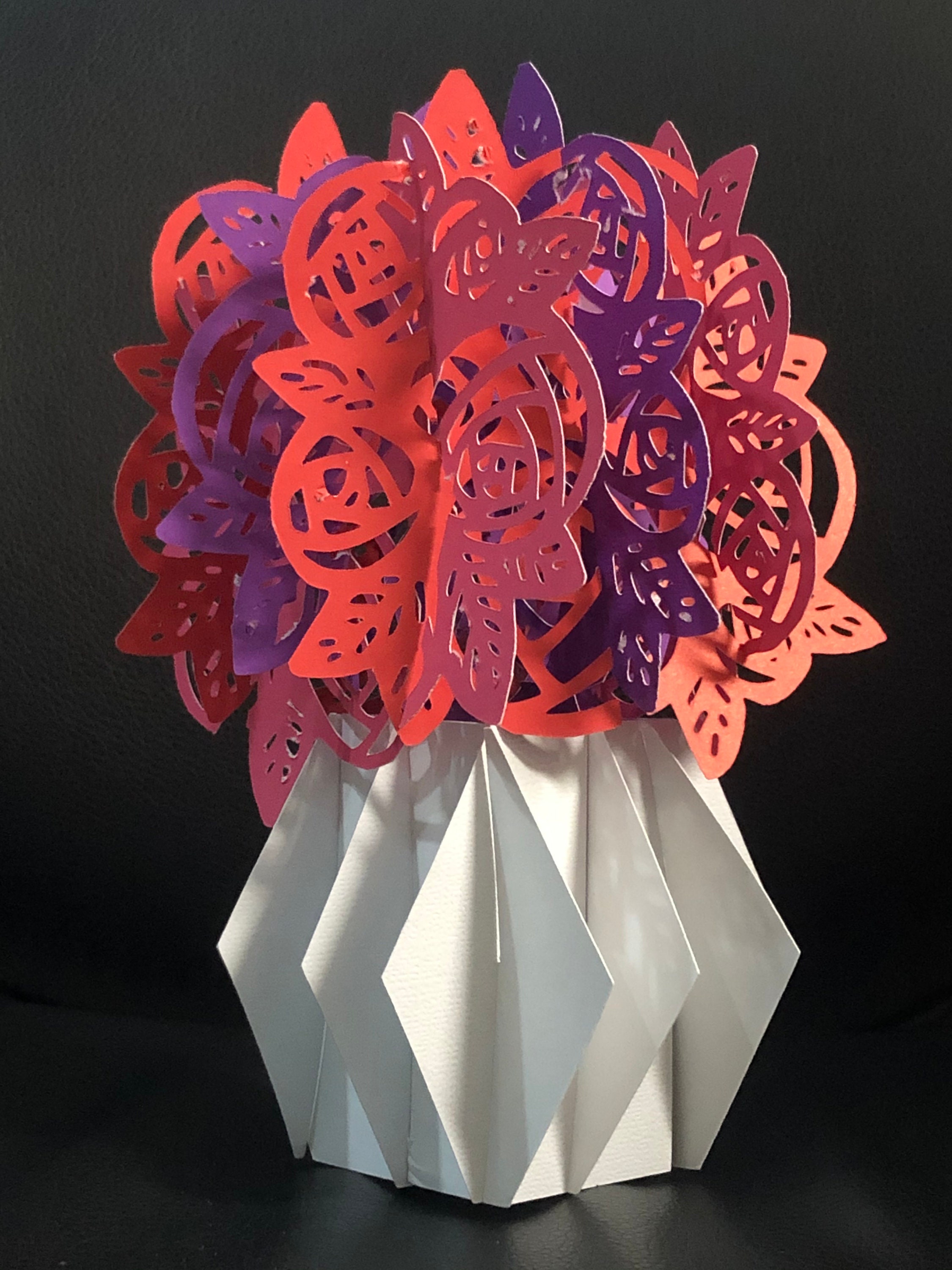3D Folding Paper Cardstock Pop up Flowers SVG PNG JPG Files Etsy UK