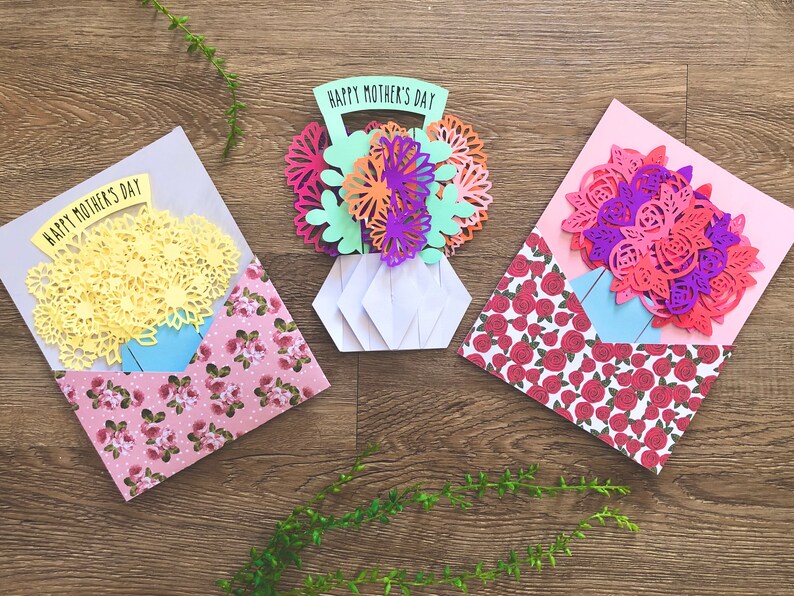 Download 3D Folding Paper Cardstock Pop Up Flowers SVG PNG JPG ...