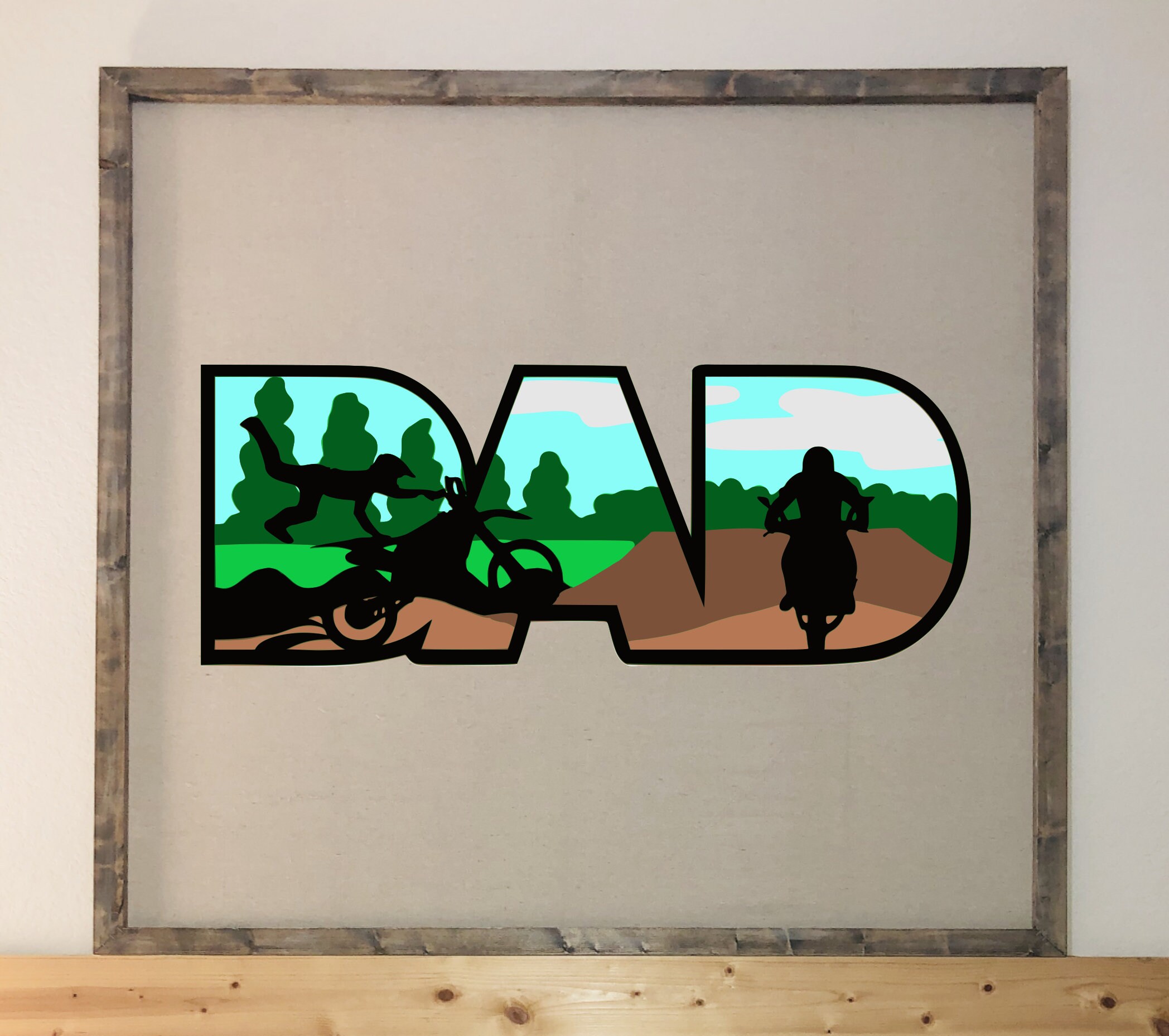 Download 3d Layer Dad Paper Cardstock Svg Png Jpg Files For Cut Etsy