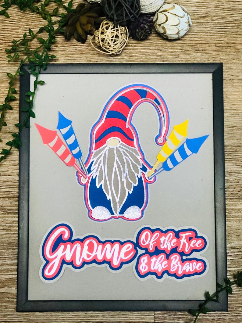 Download 3D Schicht Gnome Papier Karton SVG PNG JPG-Dateien für Cut ...