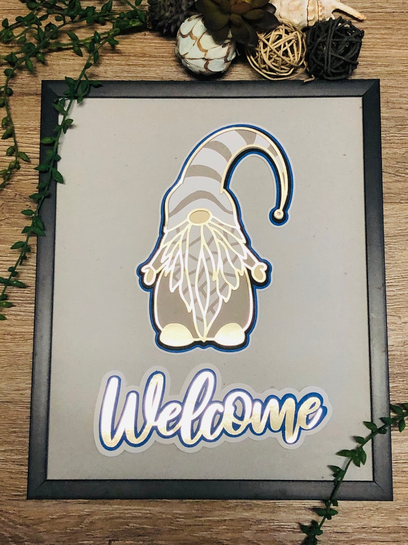 Download 3D Layer Gnome Paper Cardstock SVG PNG JPG files for Cut | Etsy