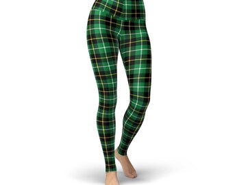 NaiCasy Femmes Yoga Pantalon Fitness Leggings Sport Courir Butt Levage Taille Haute Green Light S
