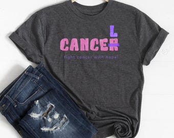 Cancel Cancer Shirt, Awareness T Shirt, Cancer Shirt, T-Shirt, Cancer Shirt, Cancer Ribbon, Shirt, T Shirt, Pink, Together, Tee