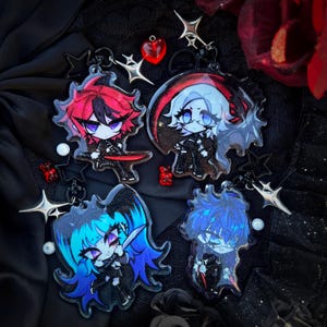 Hundred Line - Glitter Epoxy Keychains