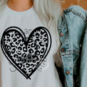 Leopard Print Heart Design | Cute Animal Print Heart for Valentine’s Day, Gifts, Wild Love Vibes, Trendy Animal Lover Gift Idea