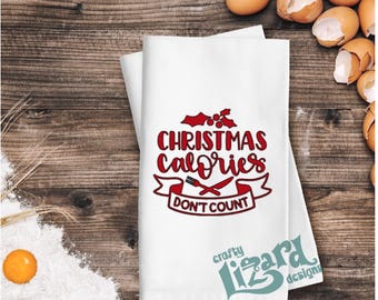 Christmas Kitchen Towel | Funny Holiday | Secret Santa Gift