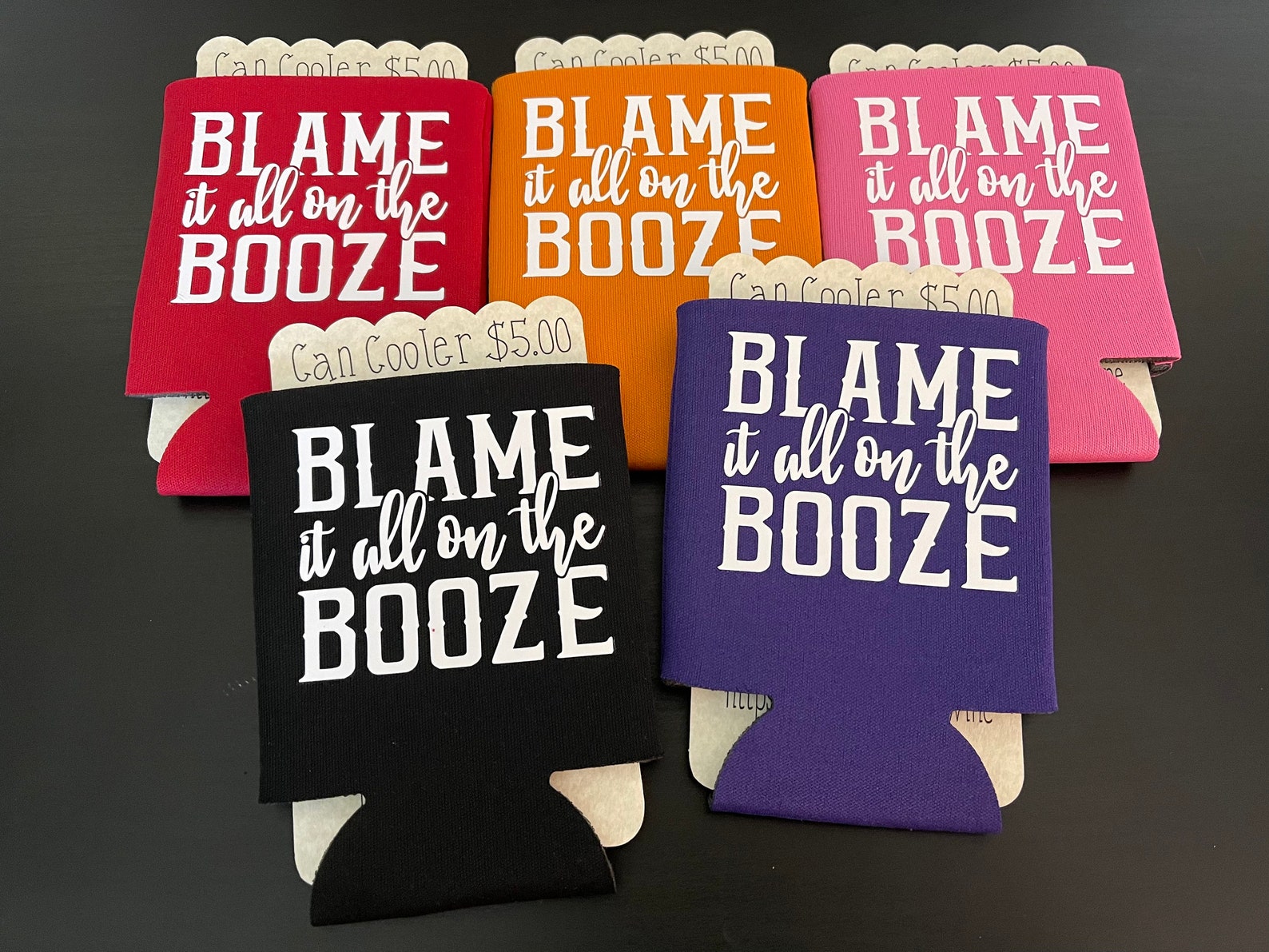 Blame It All On The Booze Koozies | Etsy