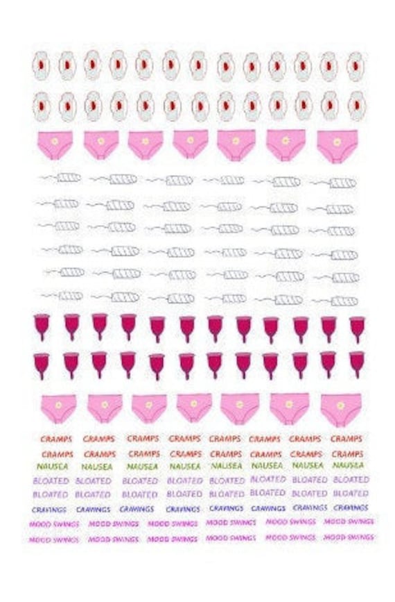 f017 Cravings Planner Stickers