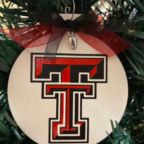 Texas Tech Ornament Etsy